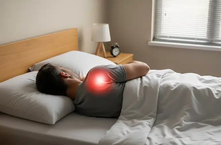 Comment dormir avec une tendinite à l'épaule
