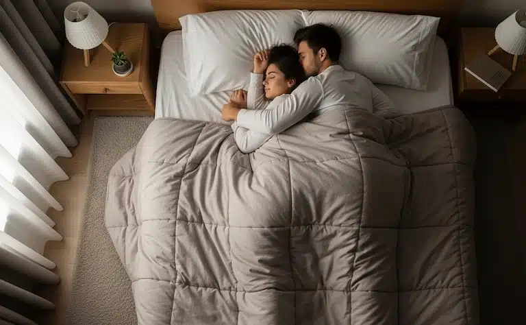 Dormir en cuillère : le secret d'une bonne nuit en couple